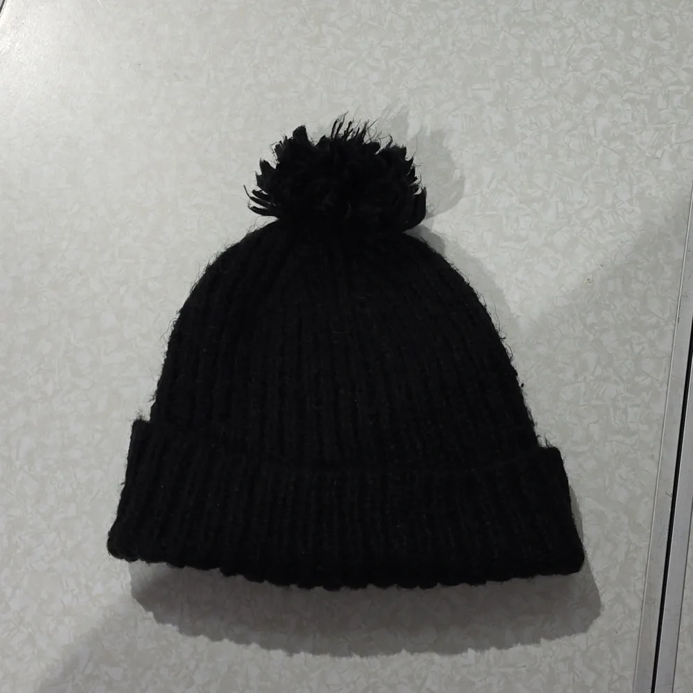 Adidas‎ Black Beanie with PomPom